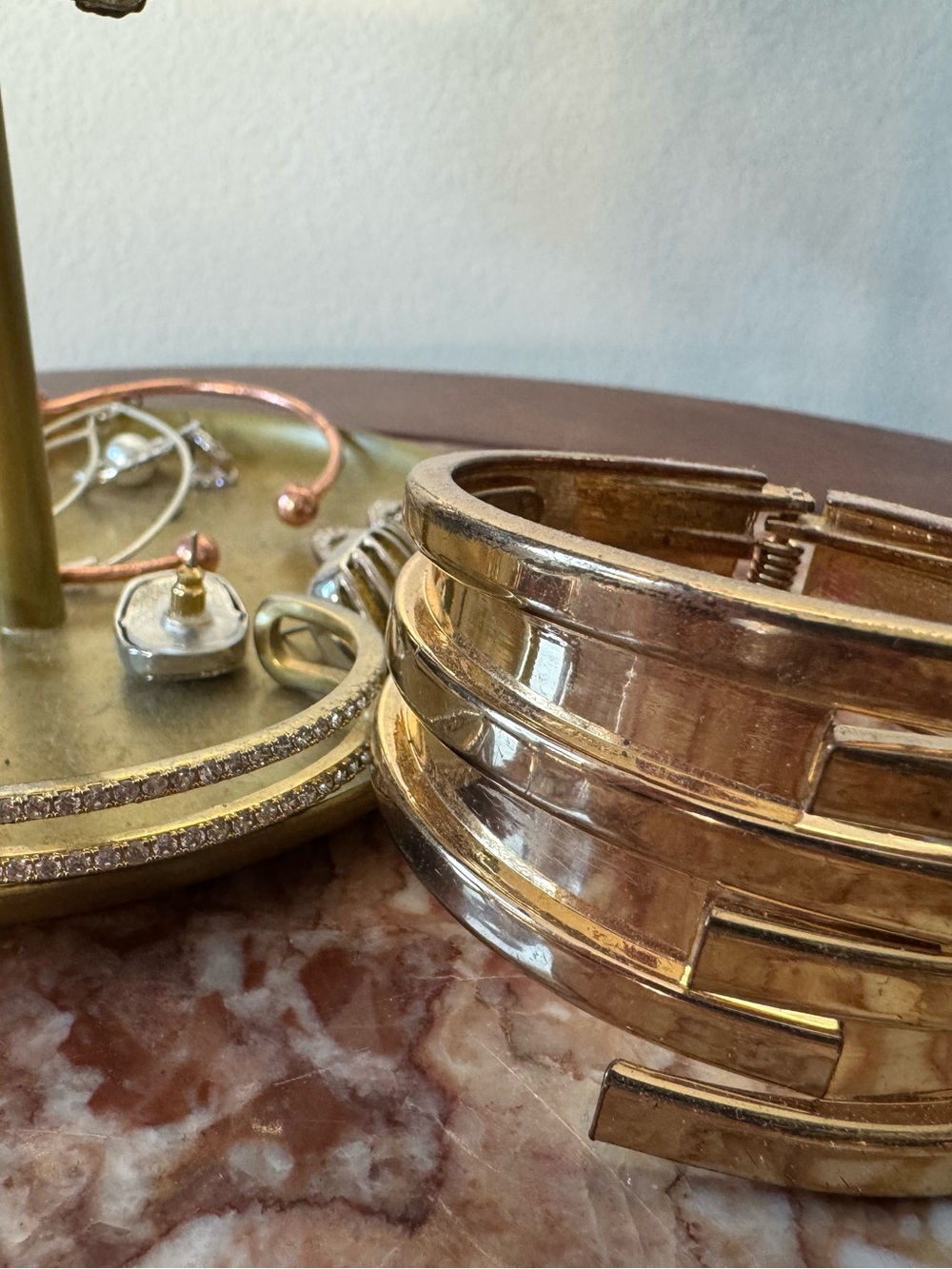 Gold Butterfly Earring and Bracelet Bundle - Picture 8 of 10